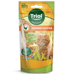 Лакомство для кошек Лакомые кусочки из курицы, 40г Triol
