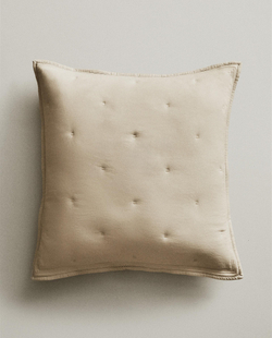 Zara Home наволочка декоративная из полиэстера, бежевый, 50x50 см
