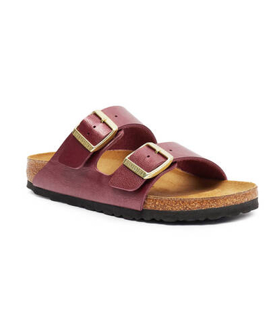 Шлепанцы Arizona BF Birkenstock - бордовый(1028638)