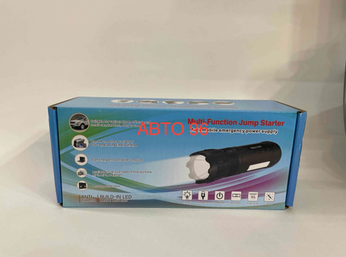 Портативное пусковое с аккумулятором для автомобиля + Power Bank + LED фонарь / ПЗУ Оптом