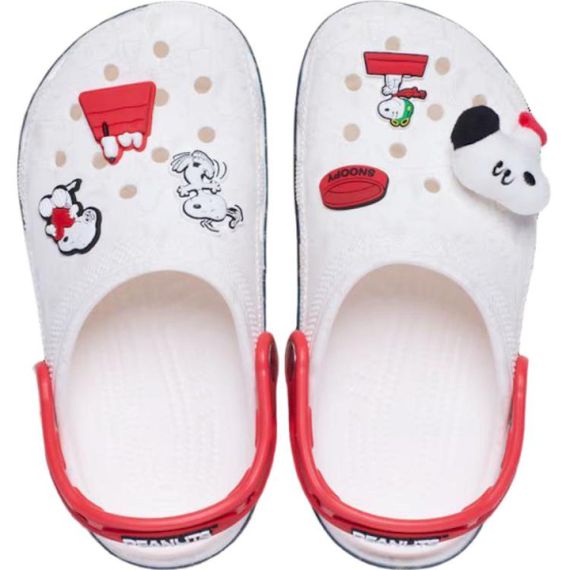 Crocs Classic Clog 'White Red'