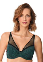 Пуш-ап бюстгальтер Xena (Размер: 80D) (Цвет: изумрудный)