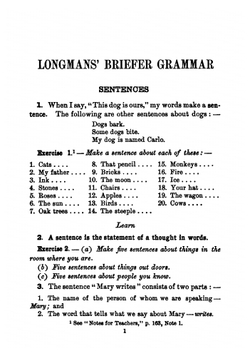 Longman's Briefer Grammar | George James Smith