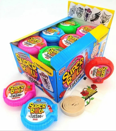 Жевательная резинка супер ролл Китай