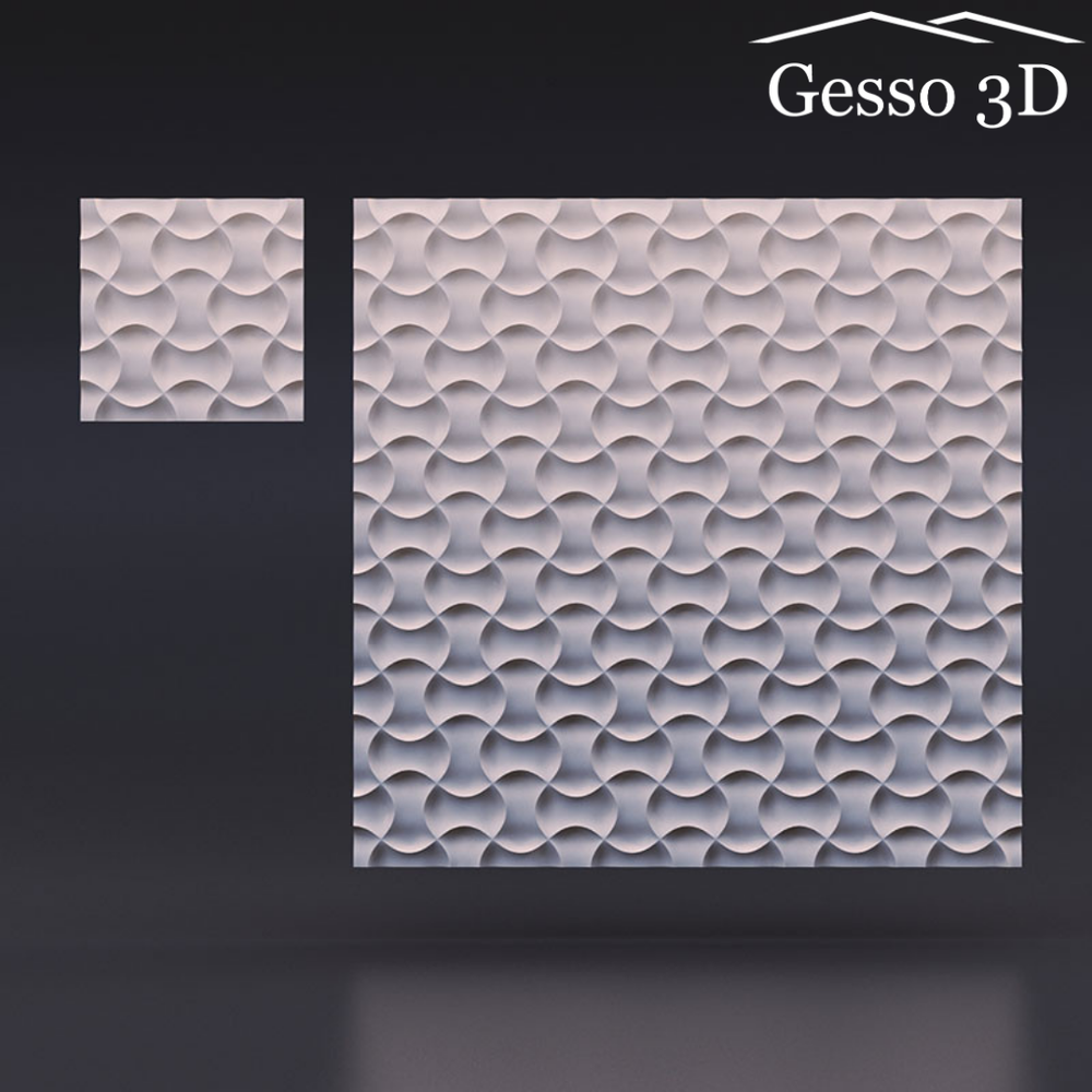 Гипсовая 3D панель Множественные пересечения