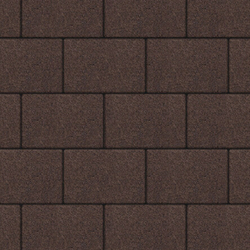 Тротуарная плитка ПРЯМОУГОЛЬНИК 300х200 мм - Стандарт Коричневый