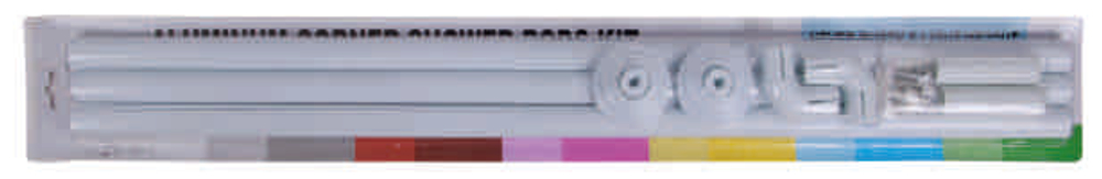 Карниз белый УГЛОВОЙ для штор (3 палка) САВОЛ