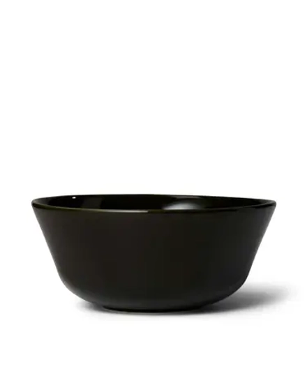 Essenza Скульптурная чаша 15 см темно-зеленая