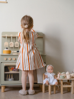 Платье трапеция Mjölk Полоска, с длинным рукавом, уценка