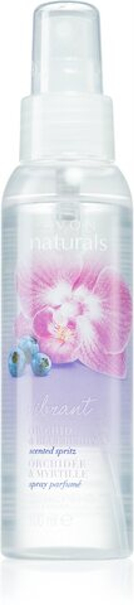 Avon Naturals Care Vibrant Orchid & Blueberry - спрей для тела с орхидеей и черникой /   100  ml  / GTIN 07625