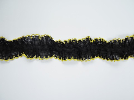 Рюш резинка 4 см волна