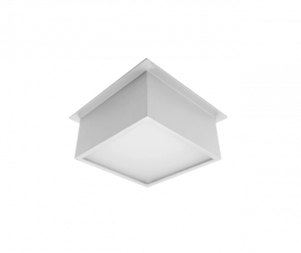 Светодиодный светильник для грильято 10Вт,  D102х102хH43, 5мм,  690Лм,  3000К