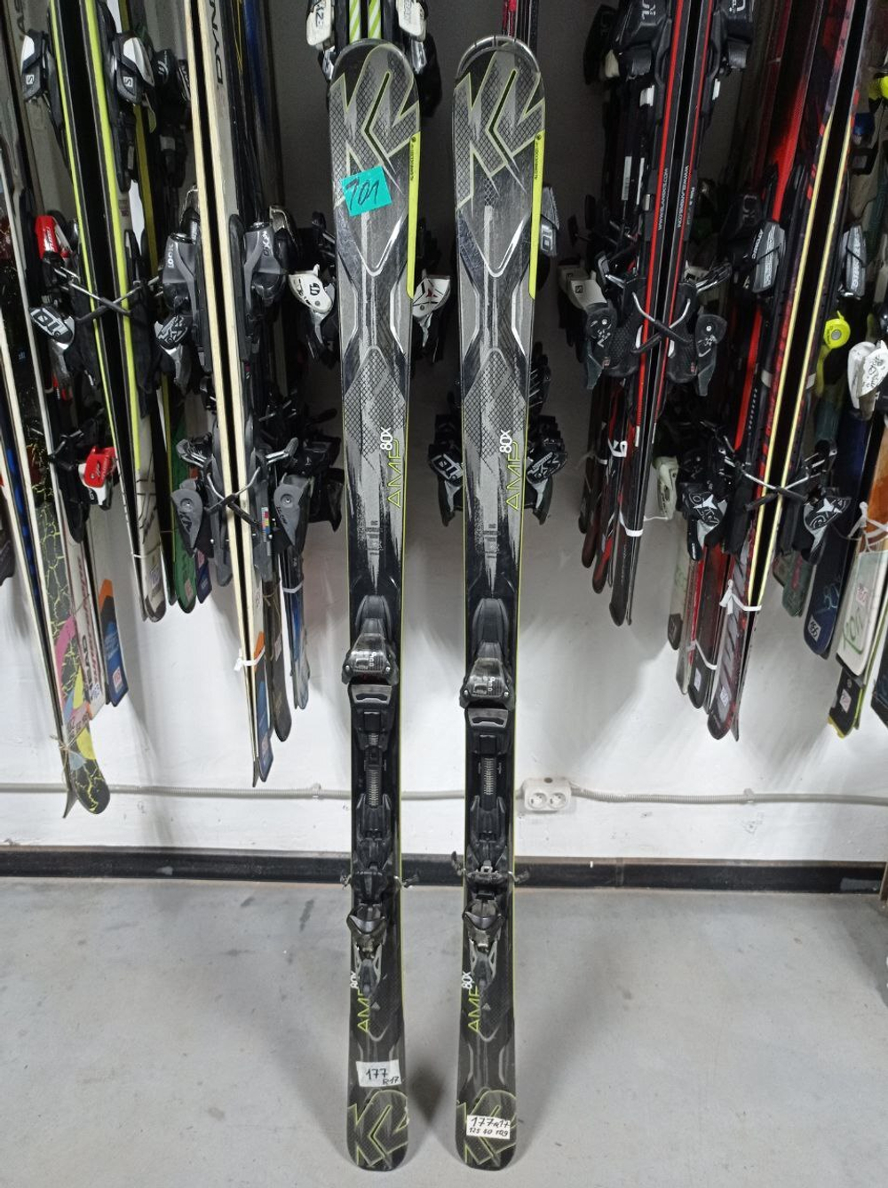 Горные лыжи K2 AMP 80X размер 177 см