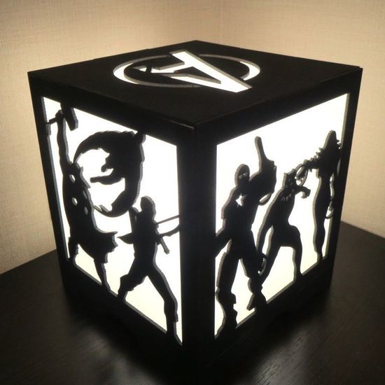 Светильник из дерева Avengers из ЭКО материалов