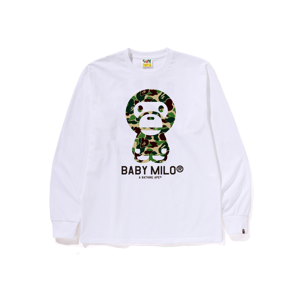 A Bathing Ape Bathing Ape Abc Camo Baby Milo Лонгслив Tee