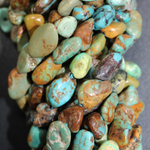 Бирюза галтовка бусины 5-8мм