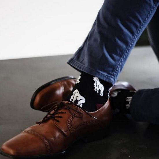 Носки "Гориллы", р-р 40-46 (черный)