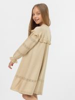 Плать для девочки 628 бежевый