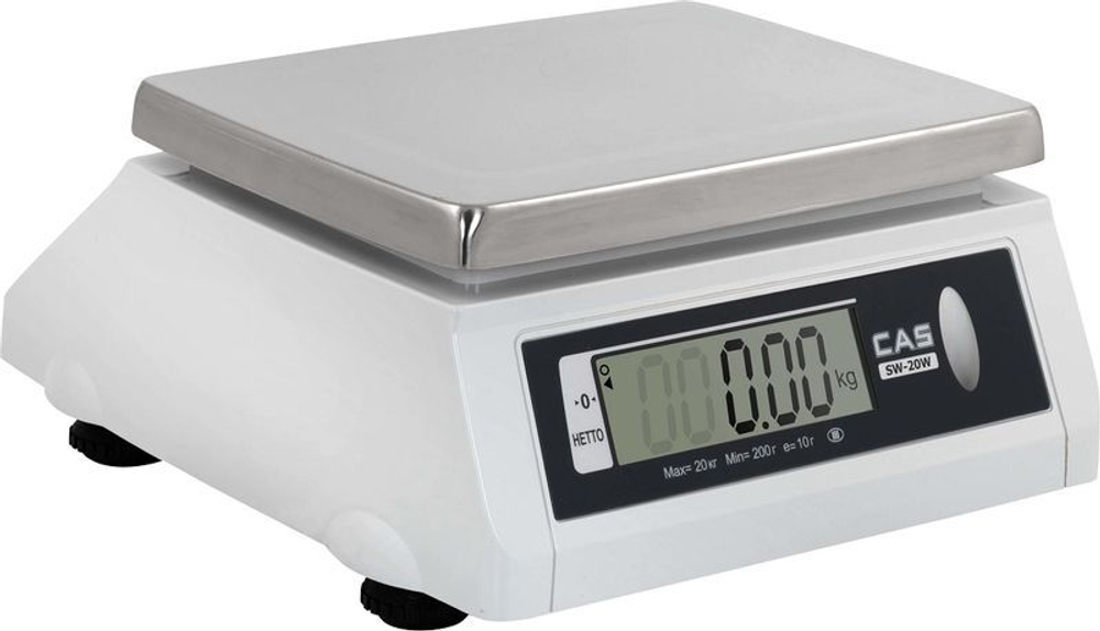 Весы Эл.Порционные Cas Sw-10W (Dd) Два Дисп