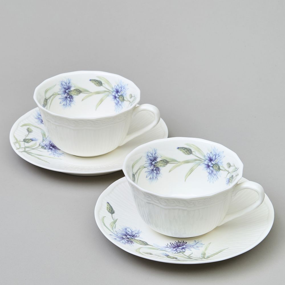 ЧАЙНЫЙ НАБОР LEFARD "ВАСИЛЬКИ" НА 2 ПЕР. 4 ПР. 330 МЛ