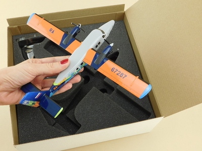 Модель самолета DHC 6 Twin Otter (М1:72, ЧукотАвиа)