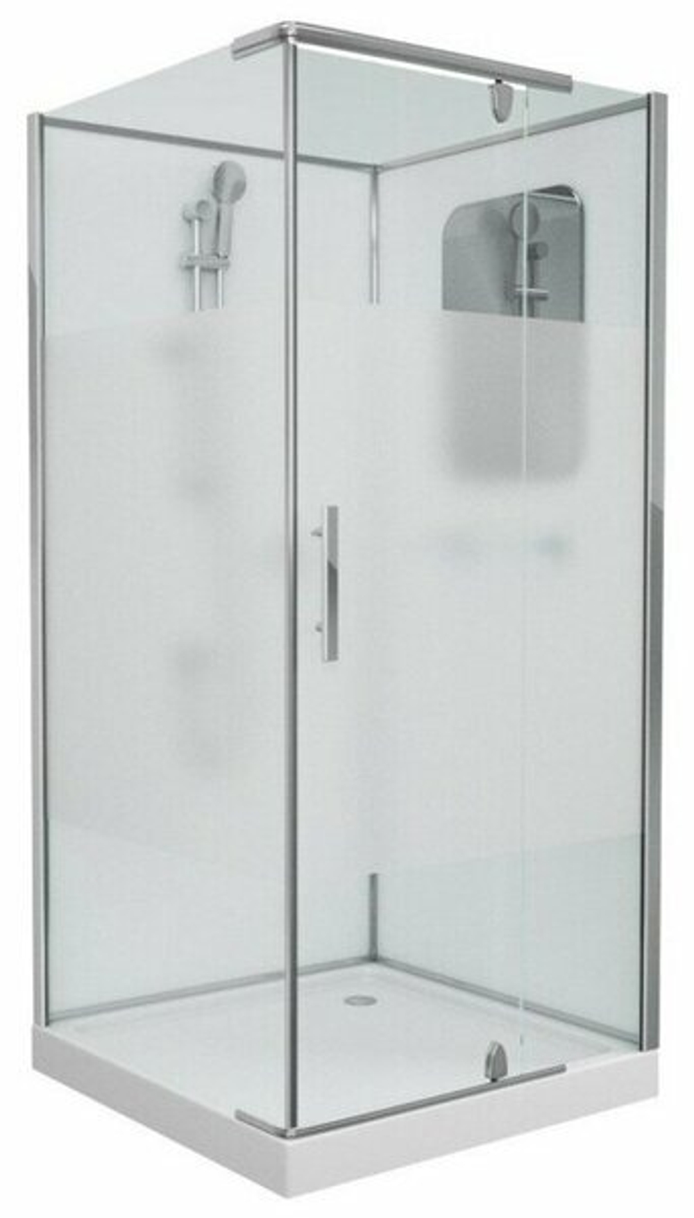 Душевая кабина Grossman Classic GR170QR (100х100х205) дверь распашная,4 места