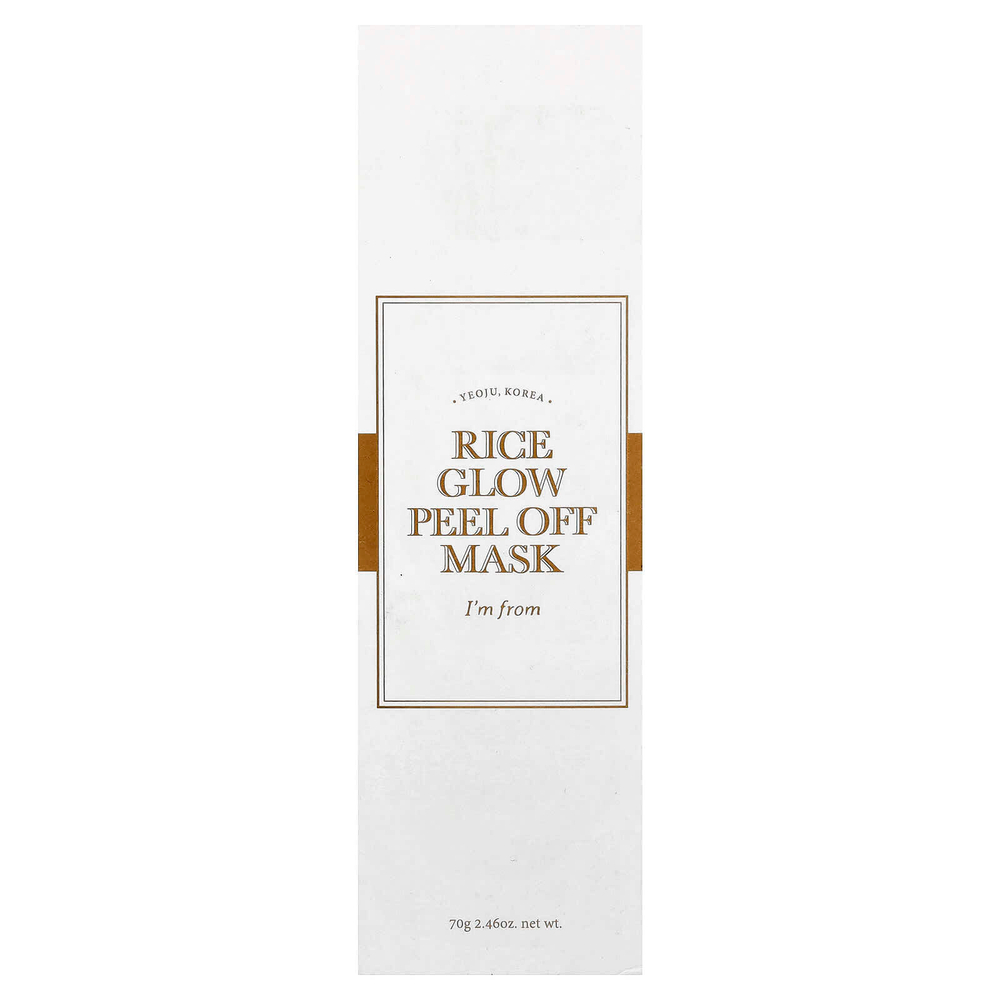 I'm From, Rice Glow Peel Off Beauty Mask, 70 г (2,46 унции)