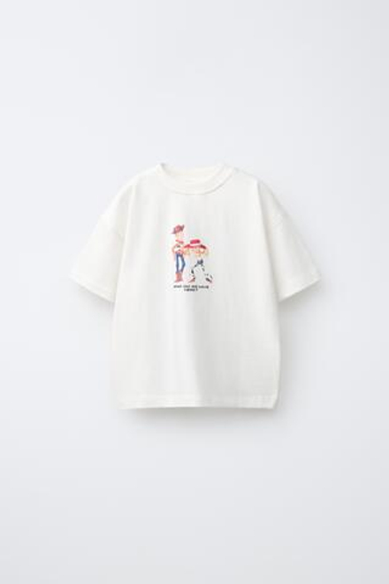 ZARA ФУТБОЛКА С ПРИНТОМ TOY STORY © DISNEY PIXAR, БЕЛЫЙ