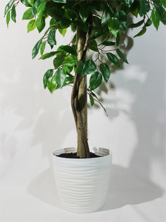 Искусственное дерево Фикус зеленый 130см в горшке