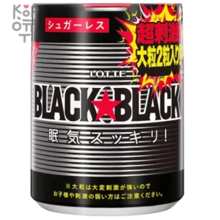 Резинка жевательная "Блэк Блэк One-Push bottle" Lotte,133г