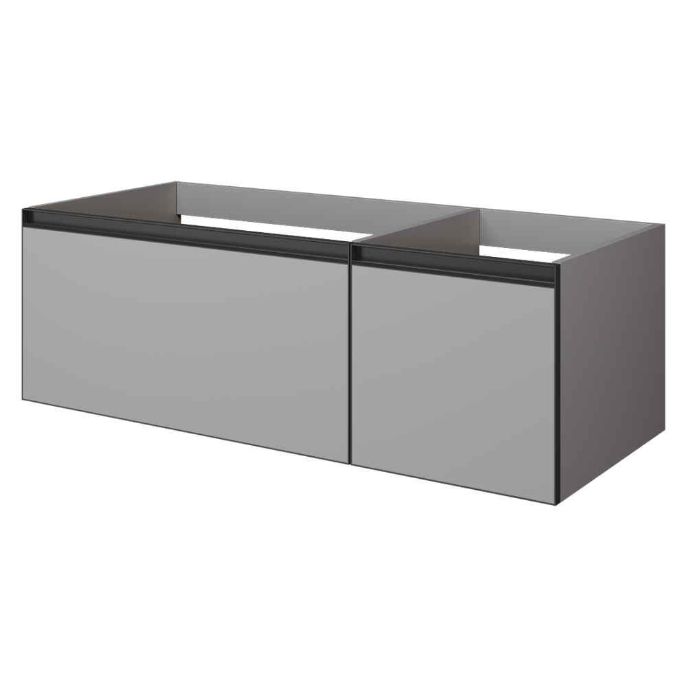 Armadi Art QUATRO 2 120см (80+40) тумба LUNA профиль ANTHRACITE