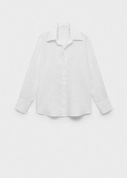 Объемная рубашка изо льна