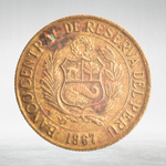 Peru, 1 Sol de Oro, 1967, F