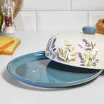 Блюдо для блинов "Лаванда и Эвкалипт" 23см, Prima Collection