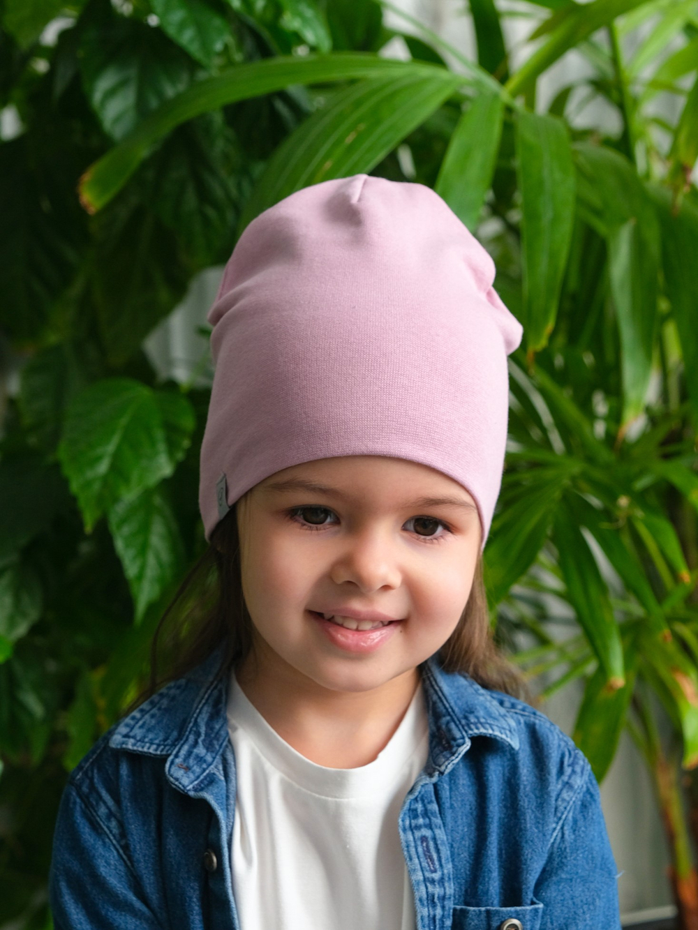 Шапка трикотажная (Пудра) МОКО