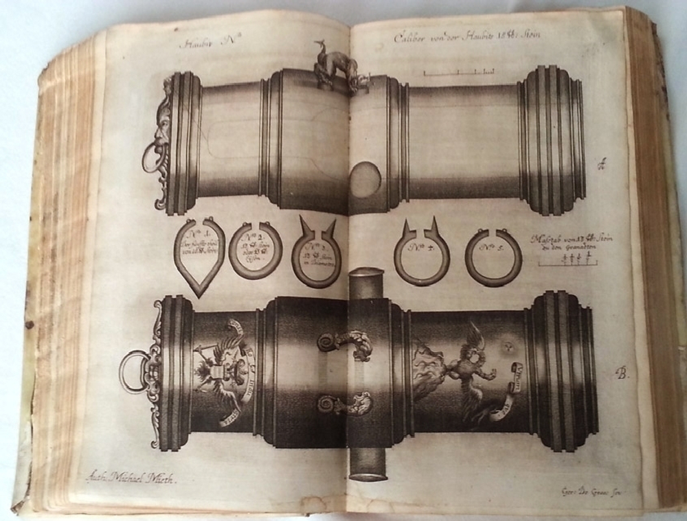 Практика артиллерии или описание новых пушек - Artilleriae Recentior Praxis, Oder Neuere GeschtzBeschreibung: Worinnen Von allen vornehmsten Haupt-Puncten der Artilleri Grndlich und ausfhrlich gehandelt, solches auch mit vielen Kupffer