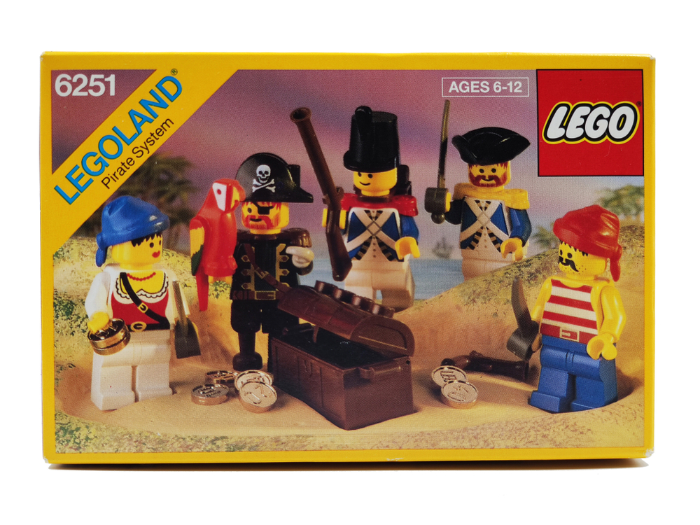Конструктор Пираты  LEGO 6251 Мини-фигурки пиратов
