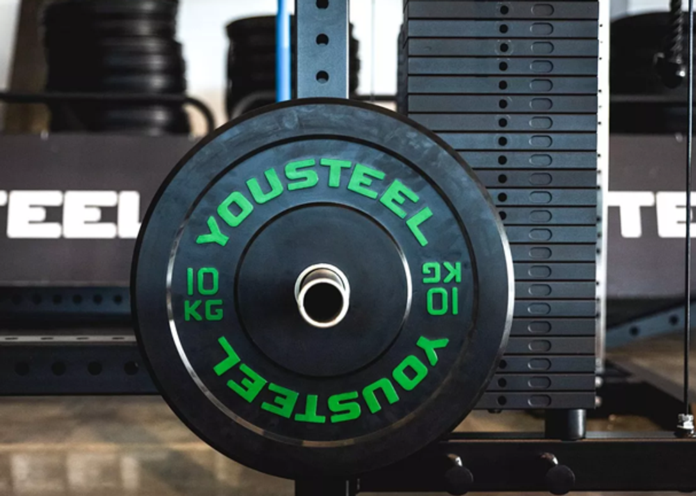 Диск каучуковый 10 кг, черный