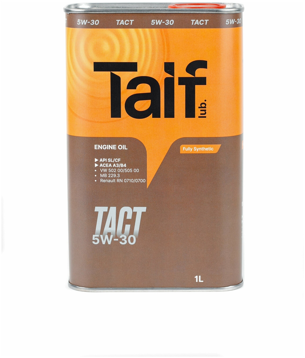 Моторное масло TAIF TACT 5W-30 SL/CF, A3/B4 1л синтетическое ()