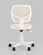 Кресло компьютерное детское ЛОЛО бежевый пластик белый