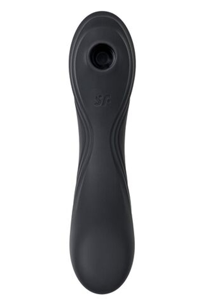 Черный вакуум-волновой вибростимулятор Satisfyer Curvy Trinity 4 (Цвет: черный)