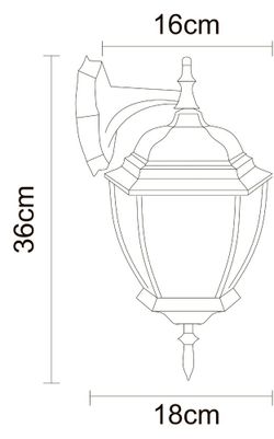 Уличный настенный светильник Arte Lamp