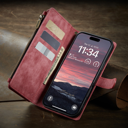 Многофункциональный чехол-кошелек CaseMe 3 in 1 Matte Wallet для iPhone 17 Air