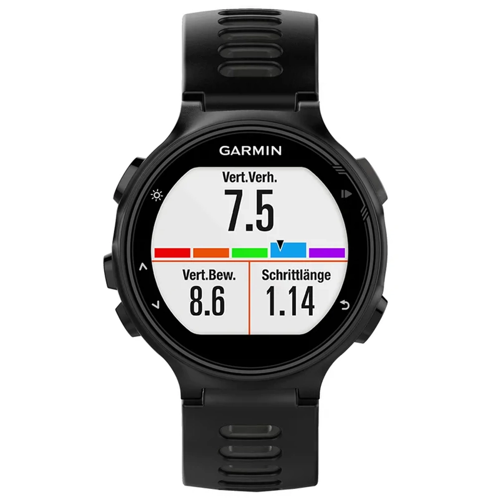 Мультиспортивные часы Garmin Forerunner 735XT, HRM-Tri-Swim, черно-серые, 010-01614-09