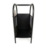 Дровница EVEREST H100-B-B черный (35*32*81см)