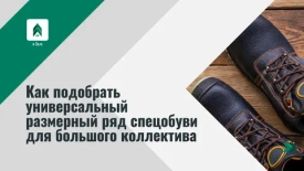 Как подобрать универсальный размерный ряд спецобуви для большого коллектива