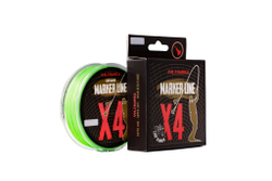 Леска плетеная Carp Hammer "Marker Line X4" 300м/0.20мм 16LB цв. зеленый