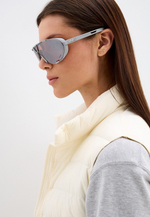 Спортивные очки 100% Westcraft / Soft Tact Stone Grey / HiPER Crimson Silver Mirror Lens
