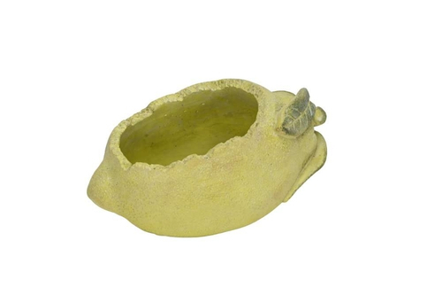 Кашпо "Лимон" большое 22,5x14xH12см Бетон