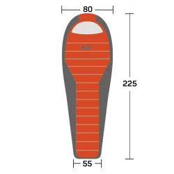 Tramp мешок спальный  Fjord T-Loft Regular (оливковый) / Правый